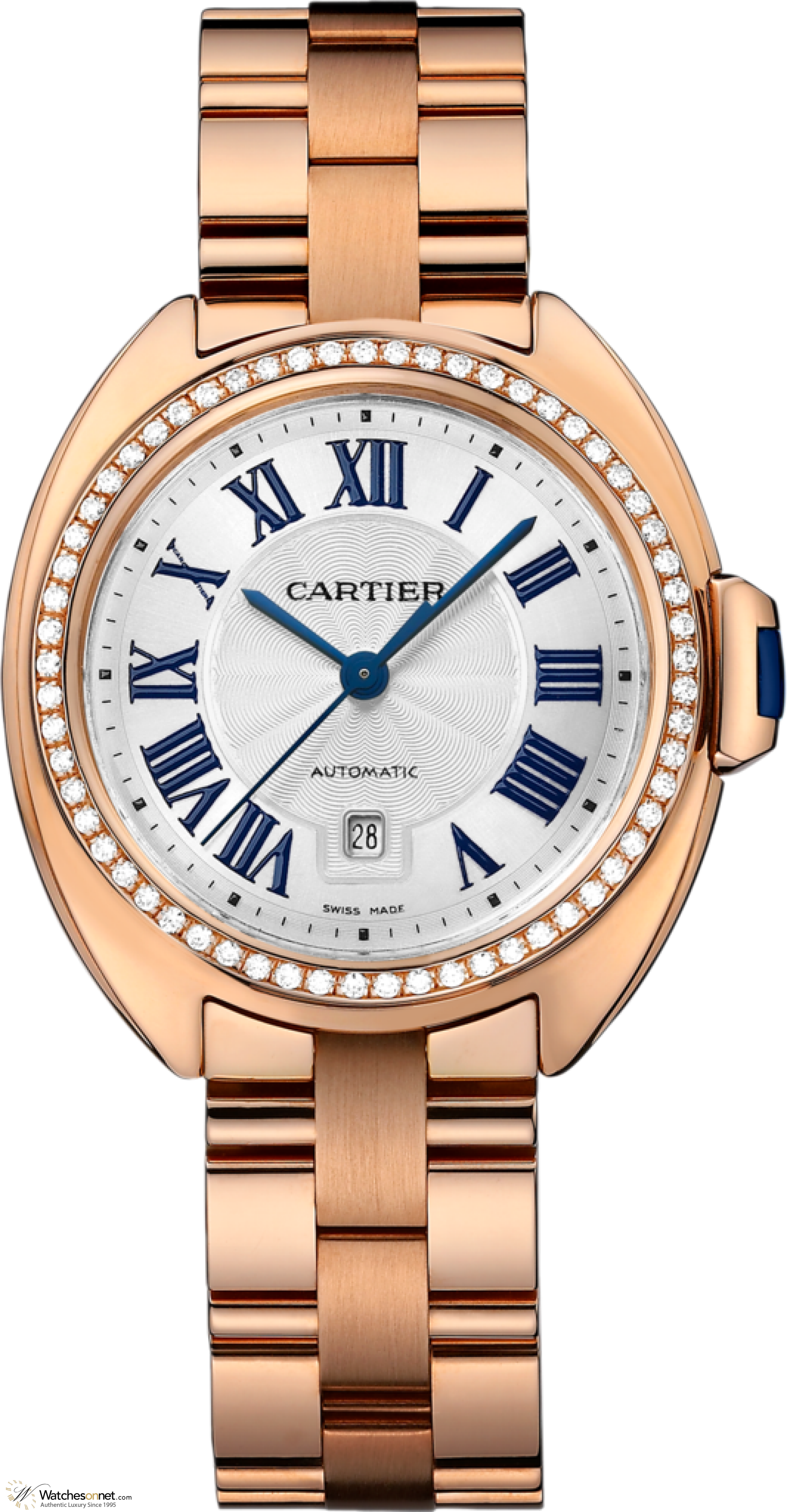 Cartier Cle De Cartier WJCL0003 Women's 18K Rose Gold Automatic Watch