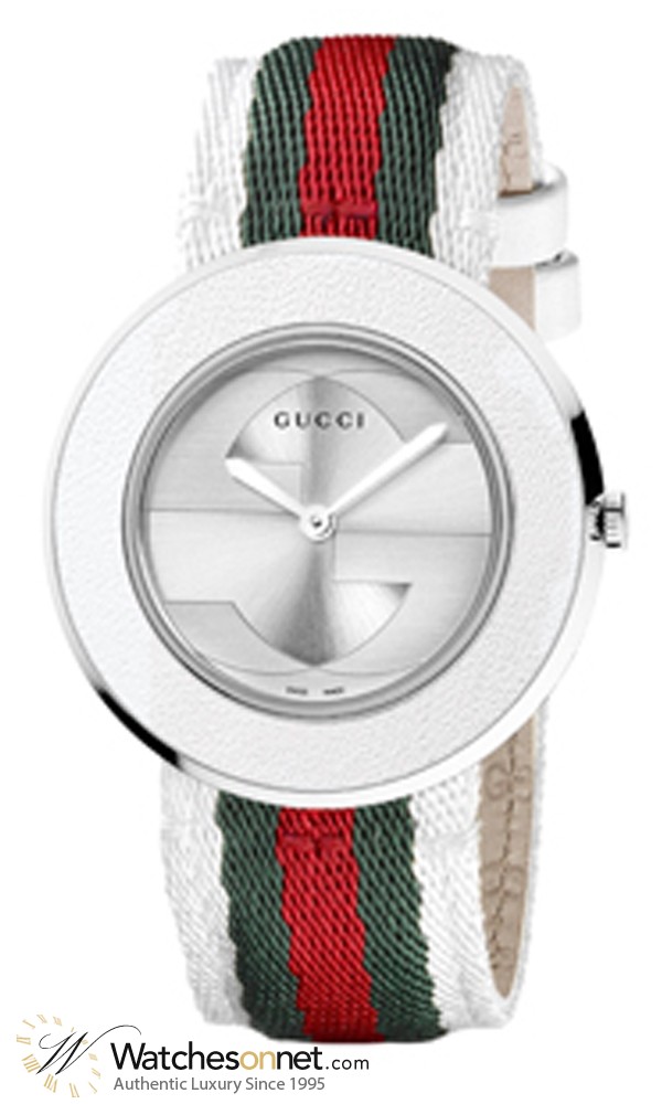 gucci stainless steel back swiss movement