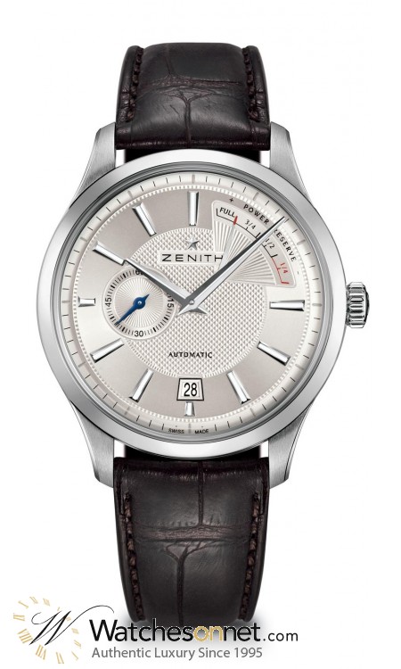 Zenith Captain  Automatic Men's Watch, Stainless Steel, Silver Dial, 03.2120.685/02.C498