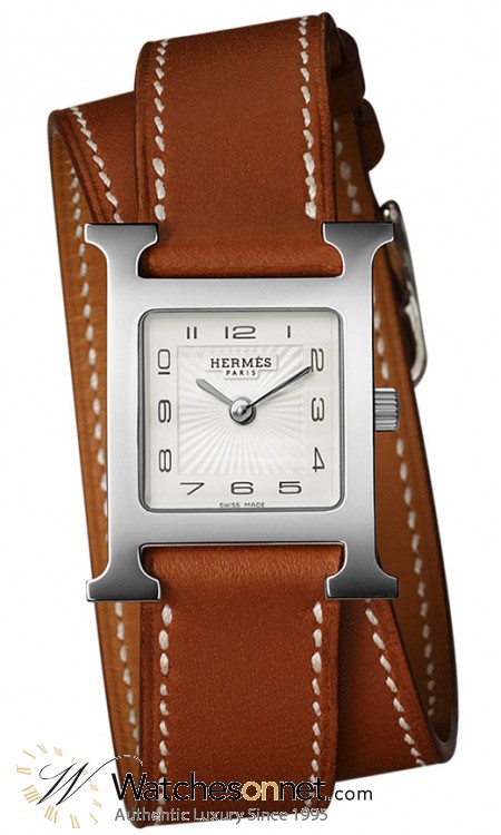 Hermes H Hour  Quartz Women's Watch, Stainless Steel, Silver Dial, 036717WW00