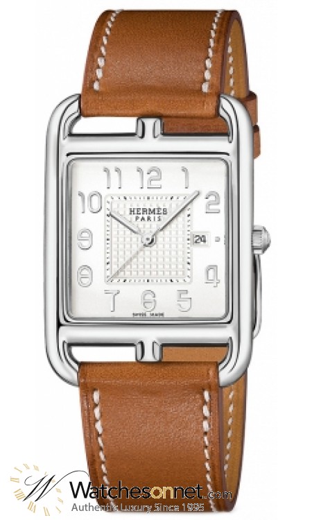 Hermes Cape Cod  Quartz Women's Watch, Stainless Steel, Silver Dial, 040183WW00