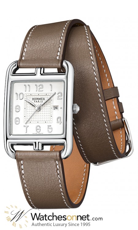 Hermes Cape Cod  Quartz Women's Watch, Stainless Steel, Silver Dial, 040194WW00