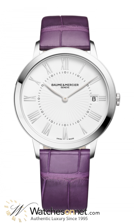 Baume & Mercier Classima  Quartz Women's Watch, Stainless Steel, White Dial, MOA10224
