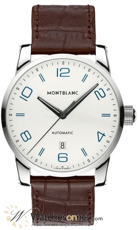 Montblanc Timewalker Date Automatic  Automatic Men's Watch, Stainless Steel, Silver Dial, 110338