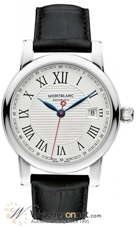 Montblanc Star Date Automatic  Automatic Men's Watch, Stainless Steel, Silver Dial, 110705