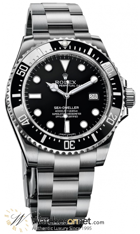 Rolex Sea-Dweller 4000  Automatic Men's Watch, Stainless Steel, Black Dial, 116600