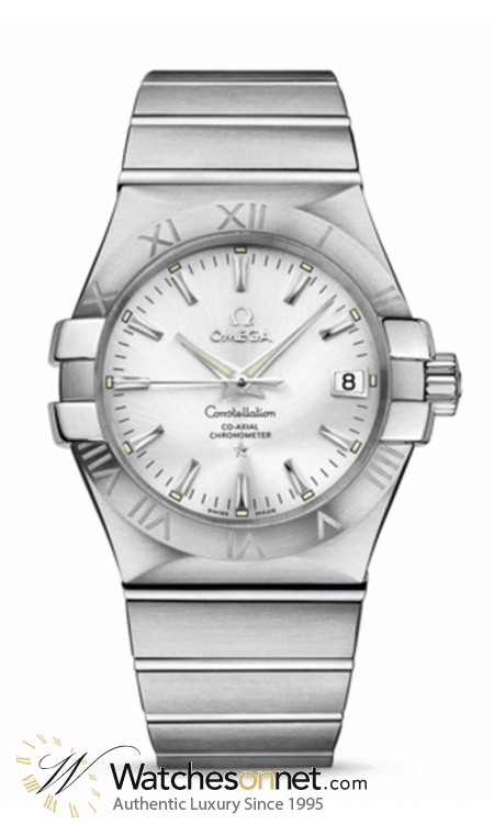 Omega Constellation  Automatic Men's Watch, Stainless Steel, Silver Dial, 123.10.35.20.02.001