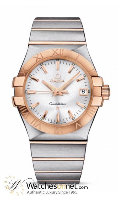 Omega Constellation  Quartz Men's Watch, 18K Rose Gold, Silver Dial, 123.20.35.60.02.001