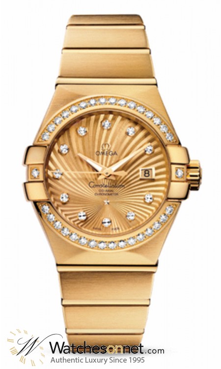 omega ladies gold watch