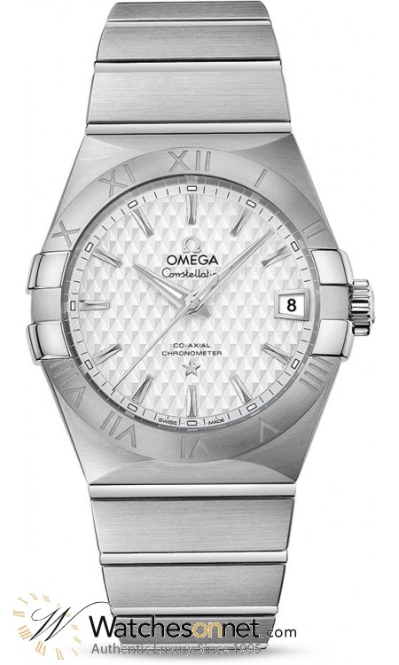 Omega Constellation  Automatic Men's Watch, Stainless Steel, Silver Dial, 123.10.38.21.02.003