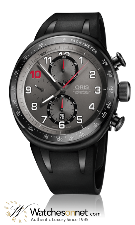 Oris TT3  Automatic Men's Watch, Titanium, Grey Dial, 774-7611-7784-SET