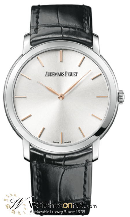 Audemars Piguet Jules Audemars  Automatic Men's Watch, 18K White Gold, Silver Dial, 15180BC.OO.A002CR.01