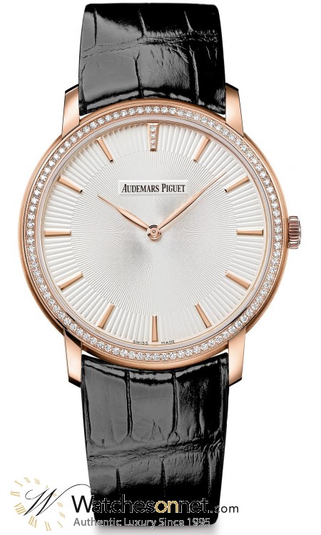 Audemars Piguet Jules Audemars  Automatic Men's Watch, 18K Rose Gold, White Dial, 15182OR.ZZ.A102CR.01