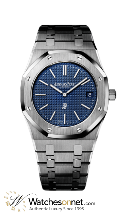 Audemars Piguet Royal Oak  Automatic Men's Watch, Stainless Steel, Blue Dial, 15202ST.OO.1240ST.01