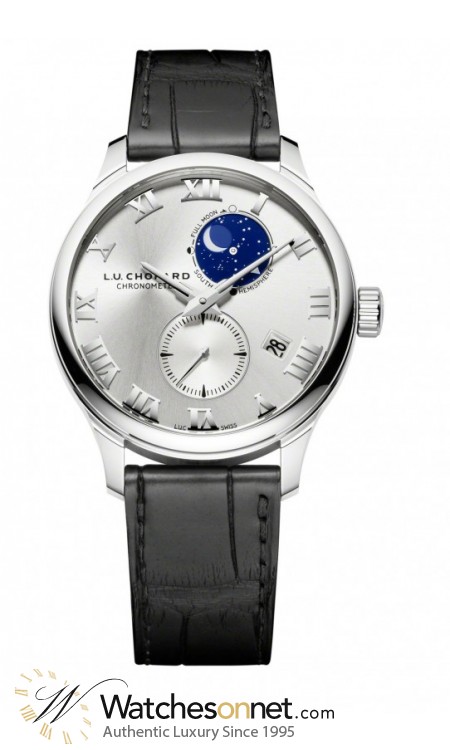 Chopard L.U.C  Automatic Men's Watch, 18K White Gold, Silver Dial, 161934-1001