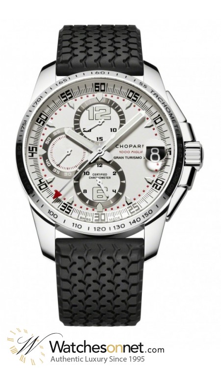 Chopard Classic Racing  Chronograph Automatic Men's Watch, Stainless Steel, Silver Dial, 168459-3015