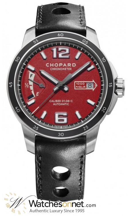 Chopard Classic Racing  Chronograph Automatic Men's Watch, Stainless Steel, Red Dial, 168566-3002