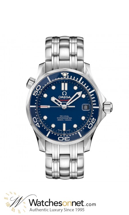 Omega Seamaster  Automatic Mid-Size Watch, Stainless Steel, Blue Dial, 212.30.36.20.03.001