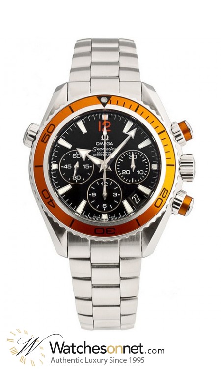 Omega Seamaster  Chronograph Automatic Men's Watch, Stainless Steel, Black Dial, 222.30.38.50.01.002