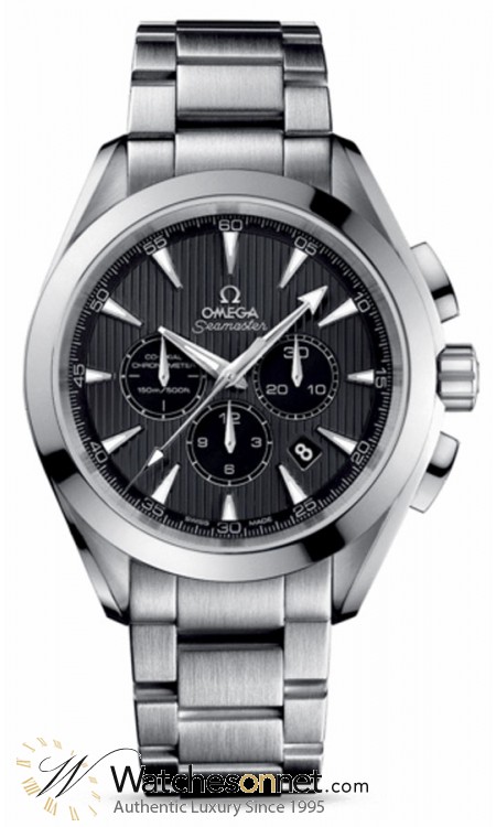 Omega Aqua Terra  Chronograph Automatic Men's Watch, Stainless Steel, Grey Dial, 231.10.44.50.06.001