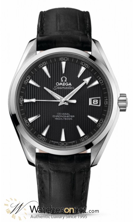 Omega Aqua Terra  Automatic Men's Watch, Stainless Steel, Black Dial, 231.13.42.21.06.001