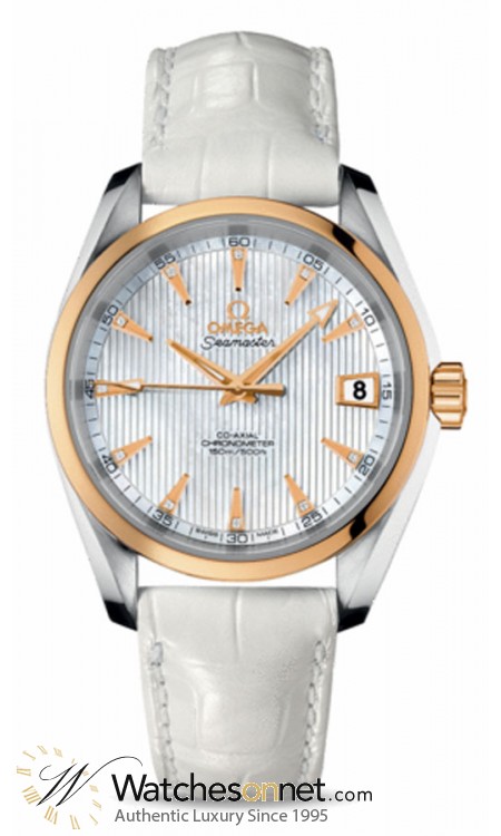 Omega Aqua Terra  Automatic Men's Watch, 18K Rose Gold, Mother Of Pearl Dial, 231.23.39.21.55.002