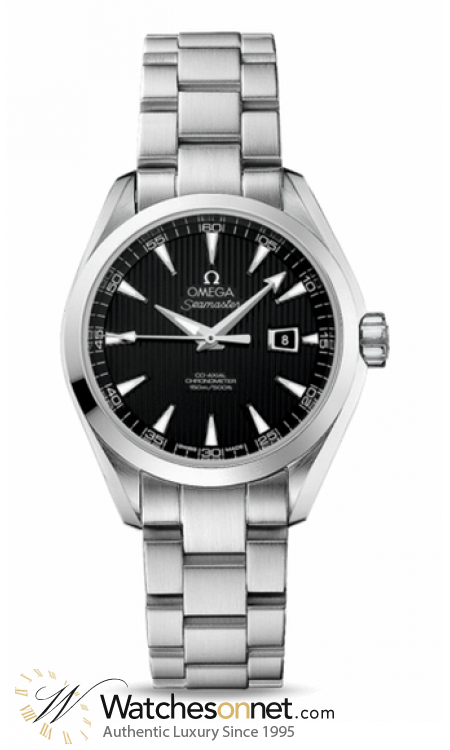 Omega Aqua Terra  Automatic Women's Watch, Stainless Steel, Black Dial, 231.10.34.20.01.001