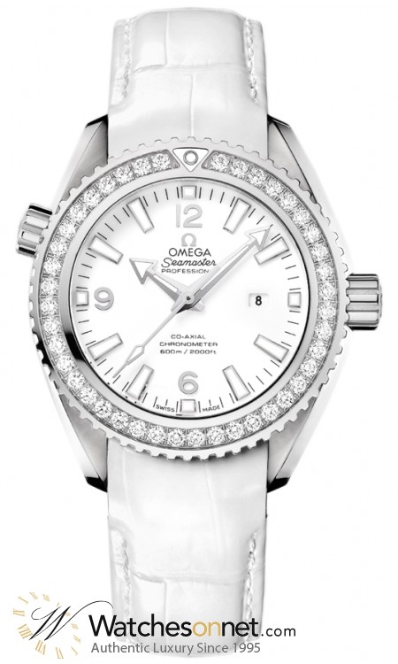Omega Planet Ocean  Automatic Women's Watch, Stainless Steel, White Dial, 232.18.38.20.04.001