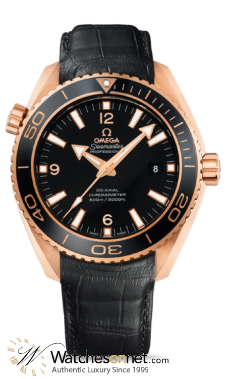 Omega Planet Ocean  Automatic Men's Watch, 18K Rose Gold, Black Dial, 232.63.46.21.01.001