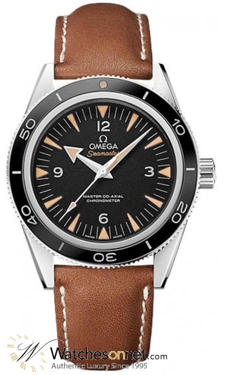Omega Seamaster  Automatic Men's Watch, Stainless Steel, Black Dial, 233.32.41.21.01.002
