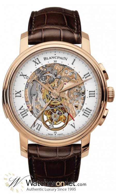 Blancpain Le Brassus  Tourbillion / Carrousel Men's Watch, 18K Rose Gold, Skeleton Dial, 2358-3631-55B