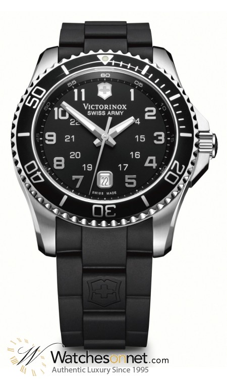 Victorinox Swiss Army Maverick GS  Quartz Men's Watch, Stainless Steel, Black Dial, 241435