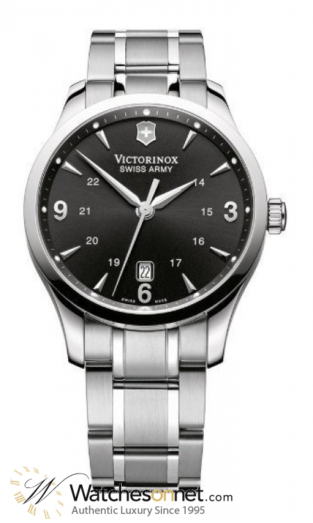 Victorinox Swiss Army Alliance  Quartz Men's Watch, Stainless Steel, Black Dial, 241473