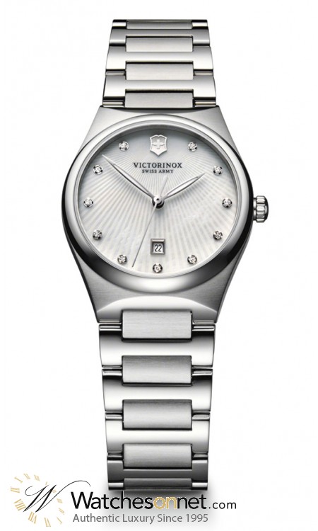 Victorinox Swiss Army Victoria  Quartz Women's Watch, Stainless Steel, Mother Of Pearl Dial, 241535
