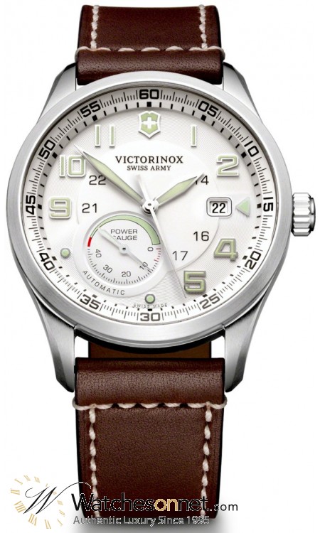 Victorinox Swiss Army AirBoss  Automatic Men's Watch, Stainless Steel, White Dial, 241576