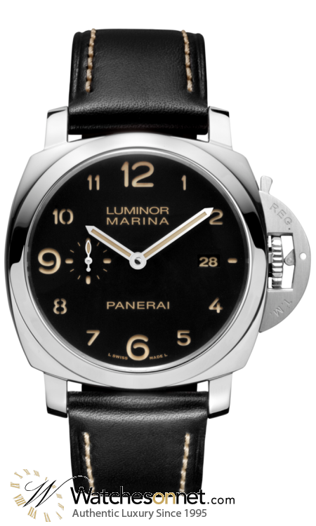 Panerai Luminor Marina 1950  Automatic Certified Men's Watch, Stainless Steel, Black Dial, PAM00359