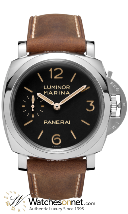 Panerai Luminor Marina 1950  Mechanical Men's Watch, Stainless Steel, Black Dial, PAM00422