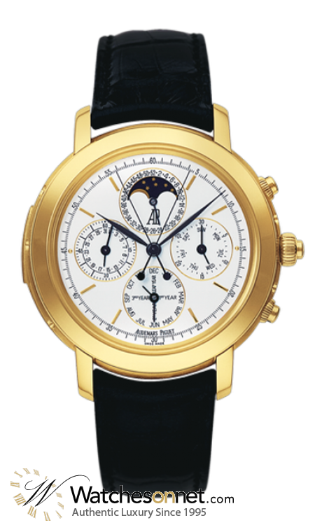 Audemars Piguet Jules Audemars  Grand Complication Men's Watch, 18K Yellow Gold, White Dial, 25866BA.OO.D002CR.01
