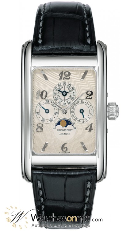 Audemars Piguet Edward Piguet  Perpetual Calendar Men's Watch, 18K White Gold, Silver Dial, 25911BC.OO.D002CR.01