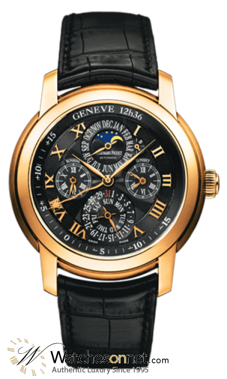 Audemars Piguet Jules Audemars  Perpetual Calendar Men's Watch, 18K Rose Gold, Black Dial, 26003OR.OO.D002CR.01
