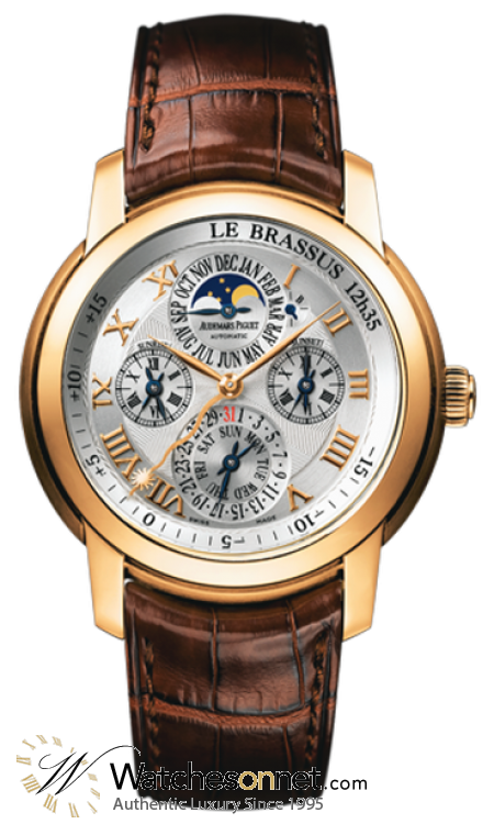 Audemars Piguet Jules Audemars  Perpetual Calendar Men's Watch, 18K Rose Gold, Silver Dial, 26003OR.OO.D088CR.01