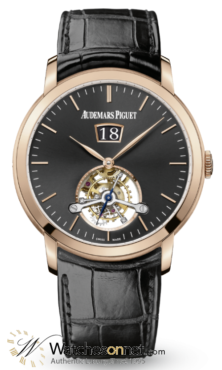 Audemars Piguet Jules Audemars  Tourbillon Men's Watch, 18K Rose Gold, Black Dial, 26559OR.OO.D002CR.01