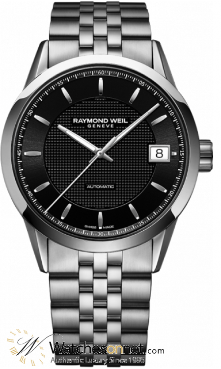 Raymond Weil Freelancer  Automatic Men's Watch, Stainless Steel, Black Dial, 2740-ST-20021