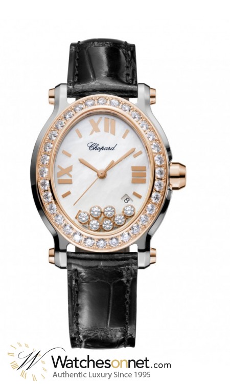 Chopard Happy Diamonds  Quartz Women's Watch, Stainless Steel, Mother Of Pearl Dial, 278546-6002