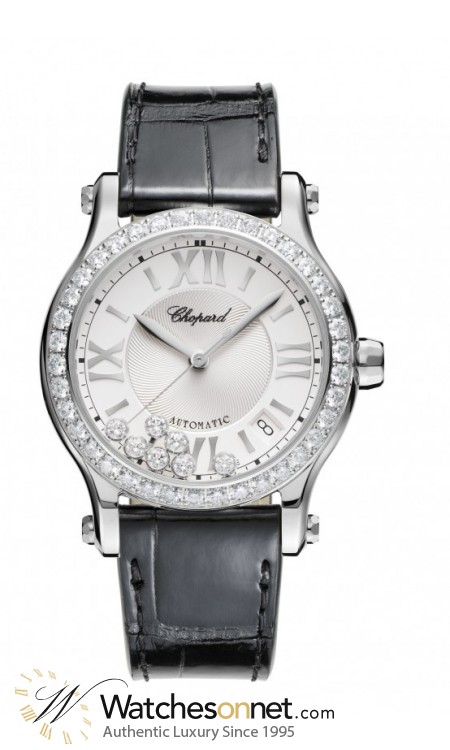Chopard Happy Diamonds  Automatic Women's Watch, Stainless Steel, Silver Dial, 278559-3003