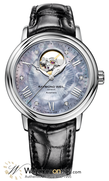 Raymond Weil Maestro  Automatic Women's Watch, Stainless Steel, Mother Of Pearl Dial, 2827-L1-00296