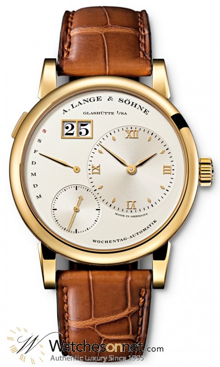 A. Lange & Sohne Lange 1  Automatic Men's Watch, 18K Yellow Gold, Silver Dial, 320.021