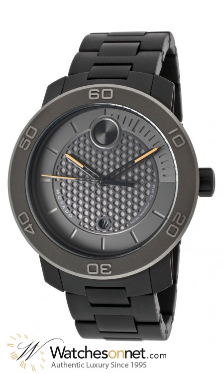 Movado Bold  Quartz Men's Watch, Titanium, Grey Dial, 3600097