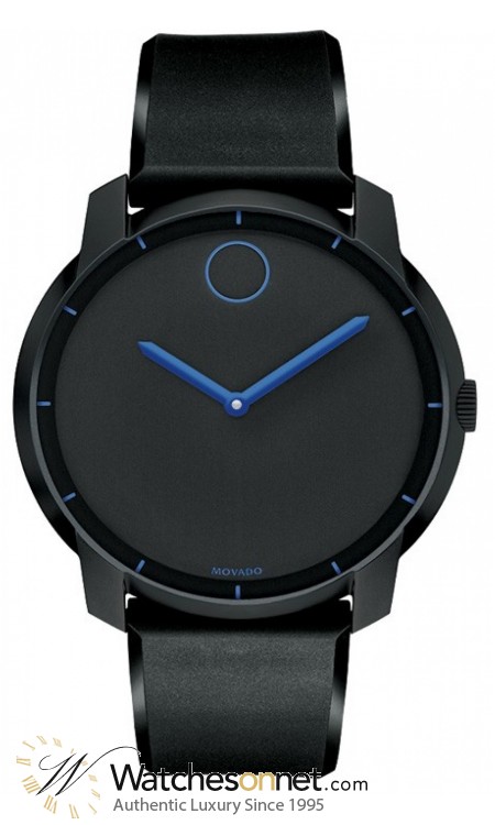 Movado Bold  Quartz Men's Watch, Stainless Steel, Black Dial, 3600191