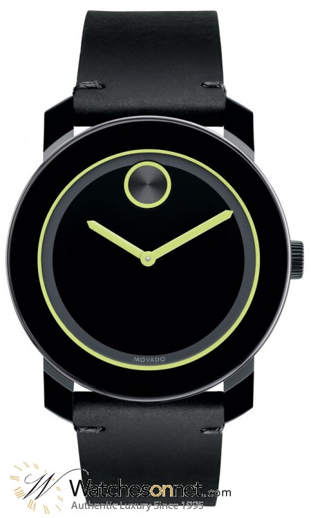 Movado Bold  Quartz Men's Watch, Stainless Steel & TR90 Composite, Black Dial, 3600273